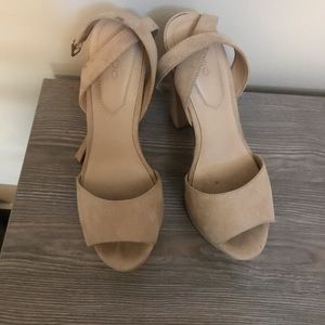 Tan Suede ALDO heels